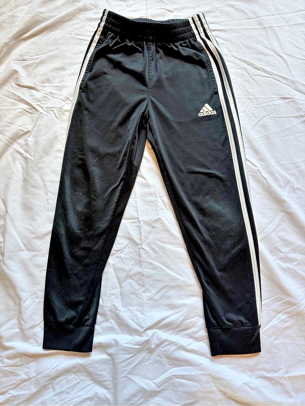 adidas youth Black Track Pants